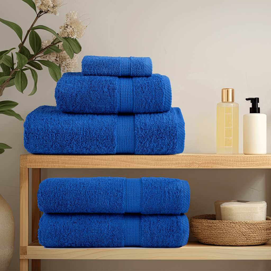 4 db kék színű frogn mosdótörölköző 30 x 30 cm 360 g/m²