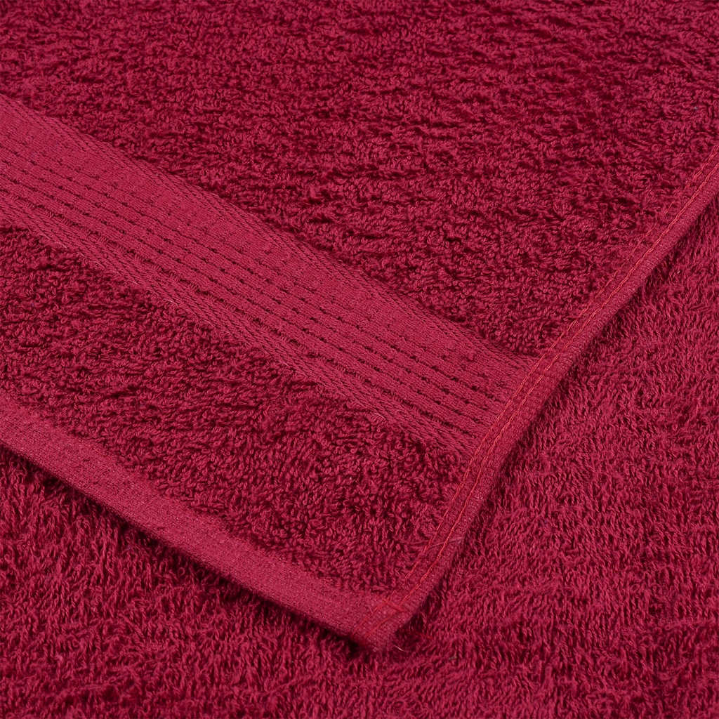 10 db frogn mosdótörlő bordó 30 x 30 cm 360 g/m²