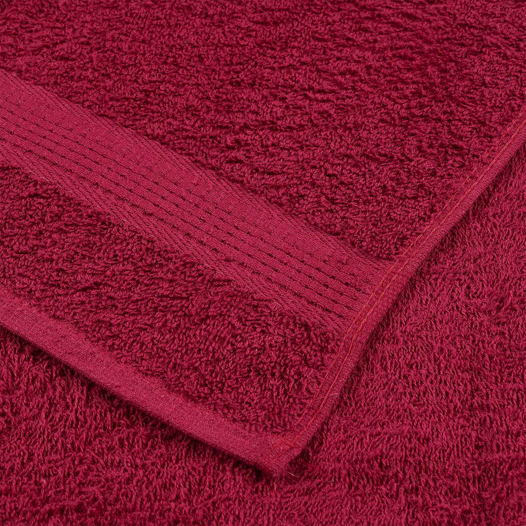 4 db bordó színű vendégtörölköző frogn 30 x 50 cm 360 g/m²
