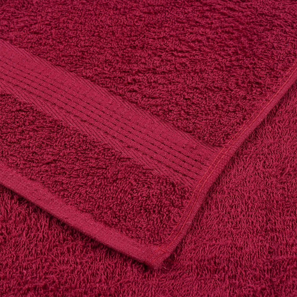4 db frogn bordó kéztörlő 50 x 100 cm 360 g/m²