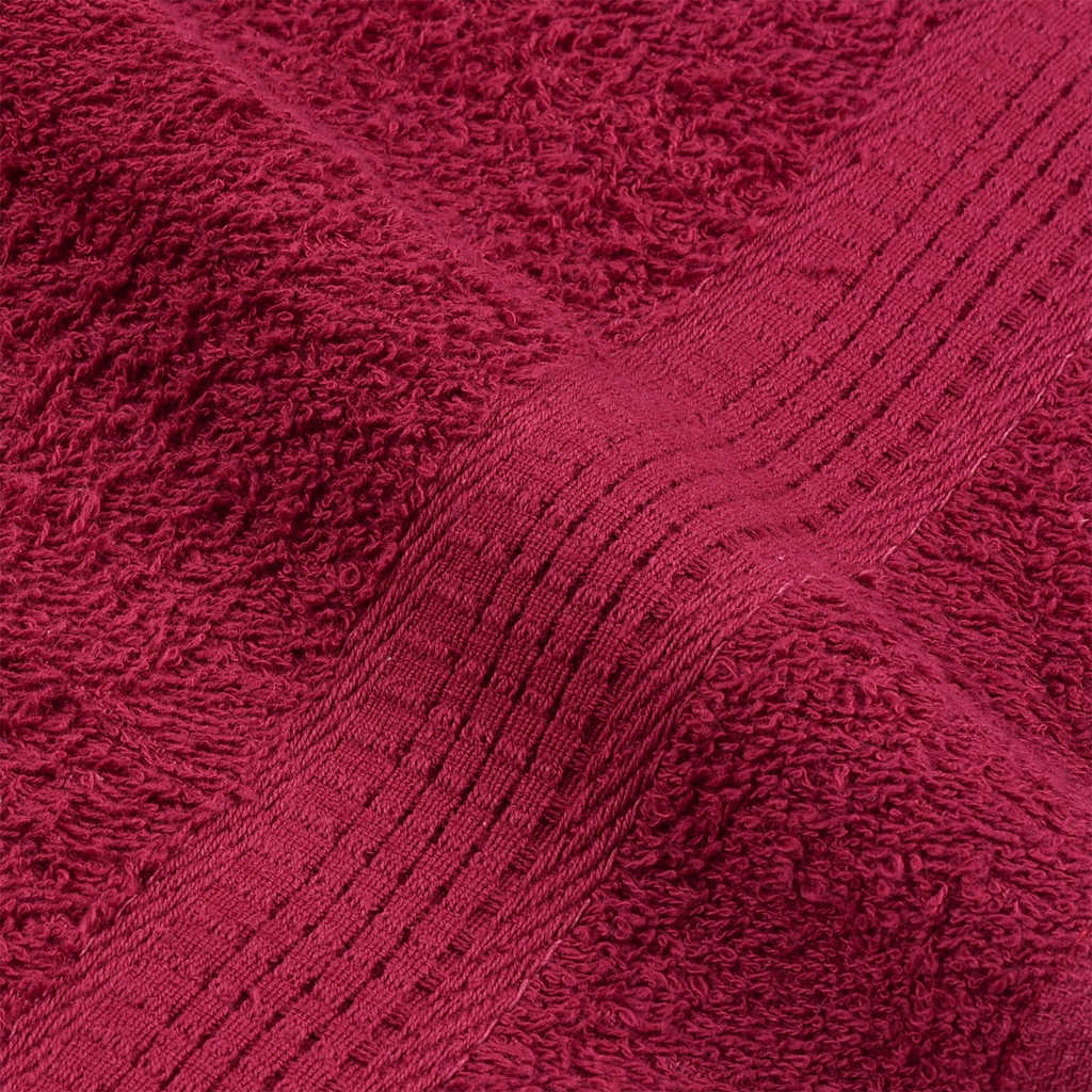 4 db frogn bordó kéztörlő 50 x 100 cm 360 g/m²