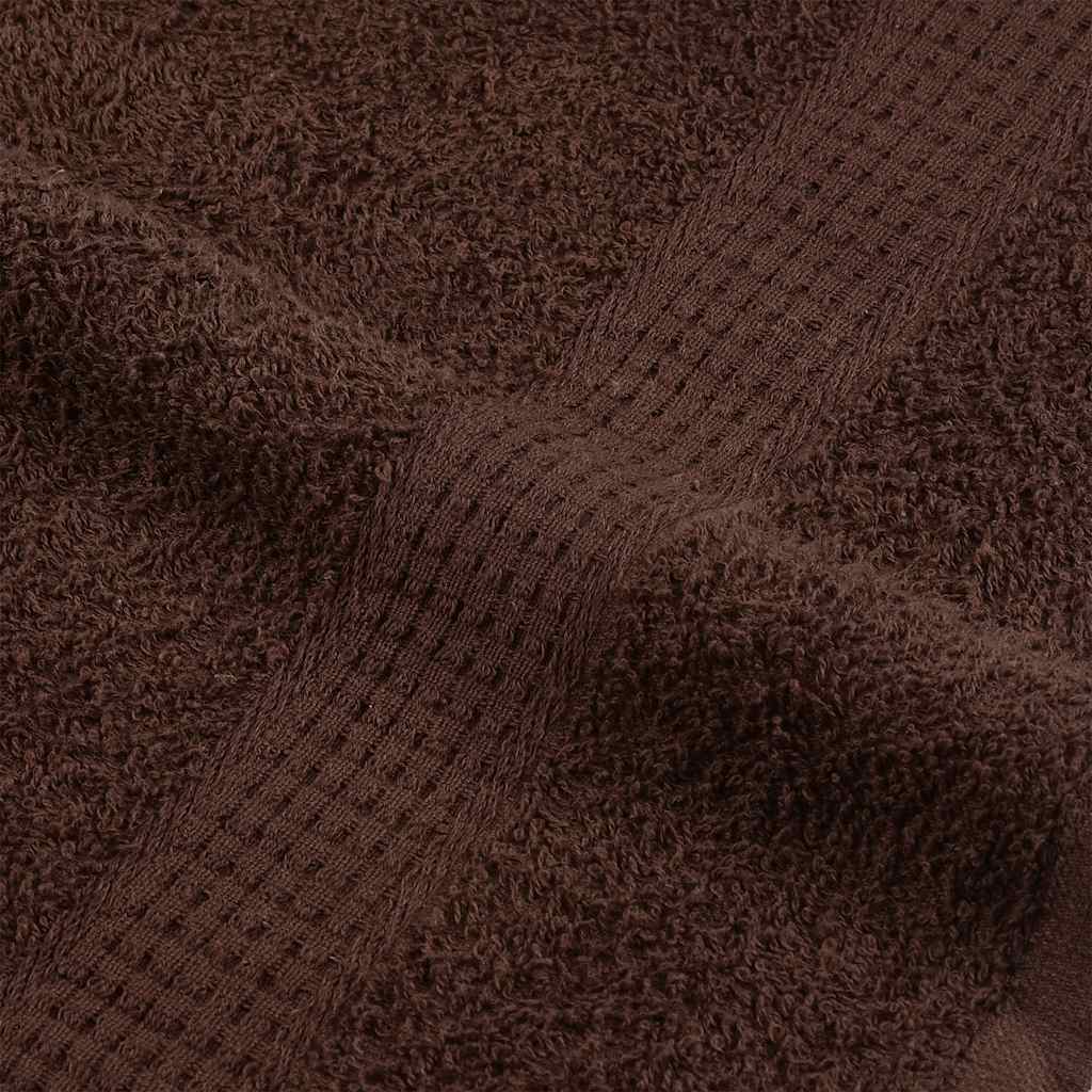 4 db frogn mintás kéztörlő barna 50 x 100 cm 360 g/m²