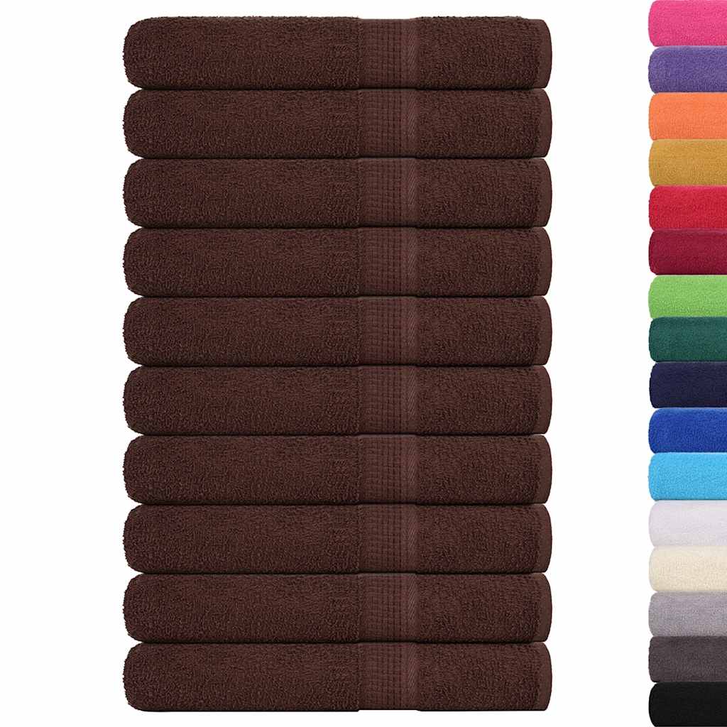 10 db barna szaunatörölköző frogn 80 x 200 cm 360 g/m²