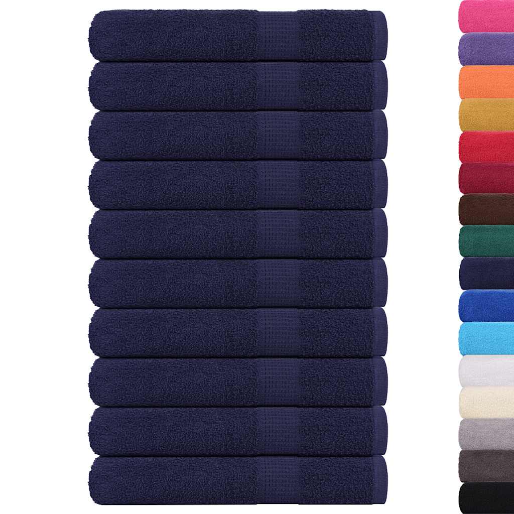 10 db sötétkék szaunatörölköző frogn 80 x 200 cm 360 g/m²