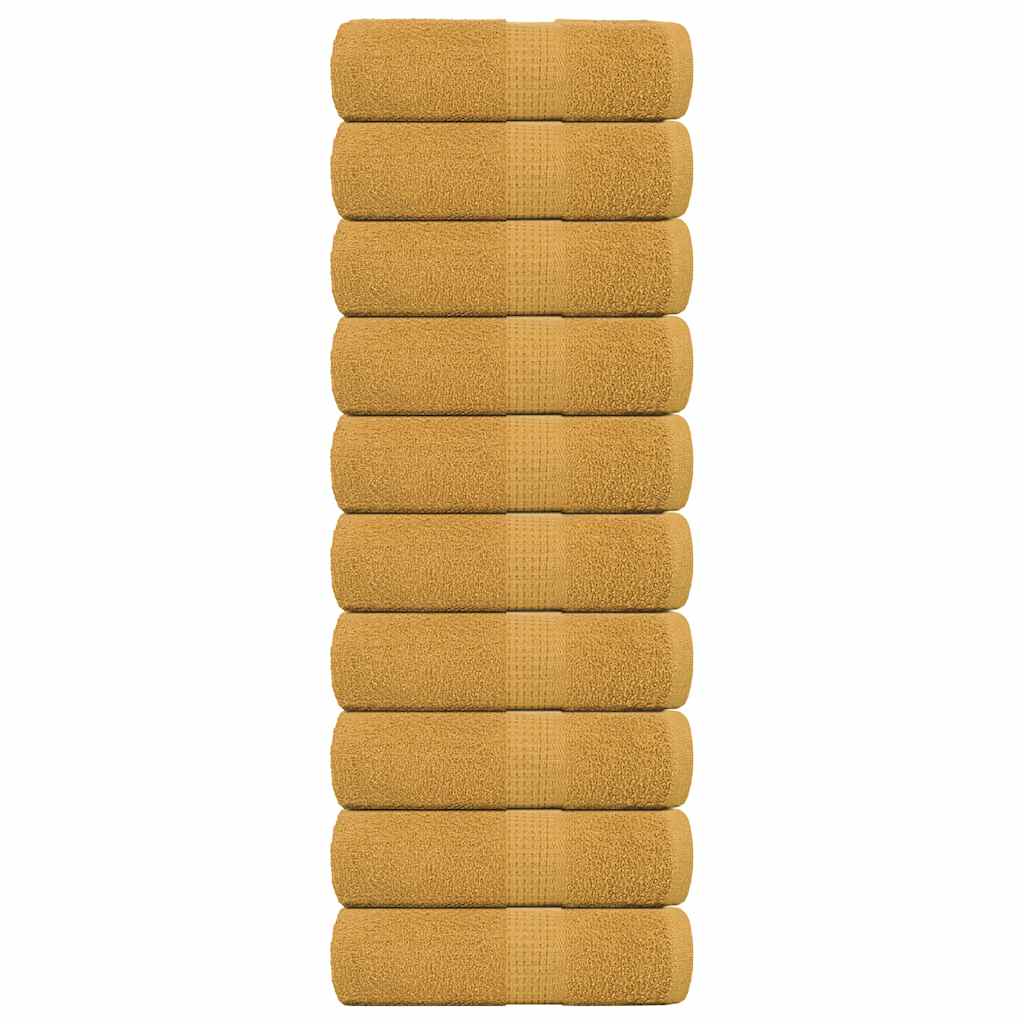 10 db frogn mosdótörlő arany 30 x 30 cm 360 g/m²
