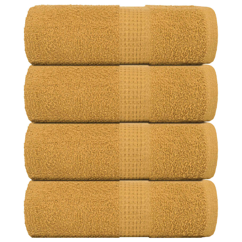 4 db frogn vendégtörölköző arany 30 x 50 cm 360 g/m²