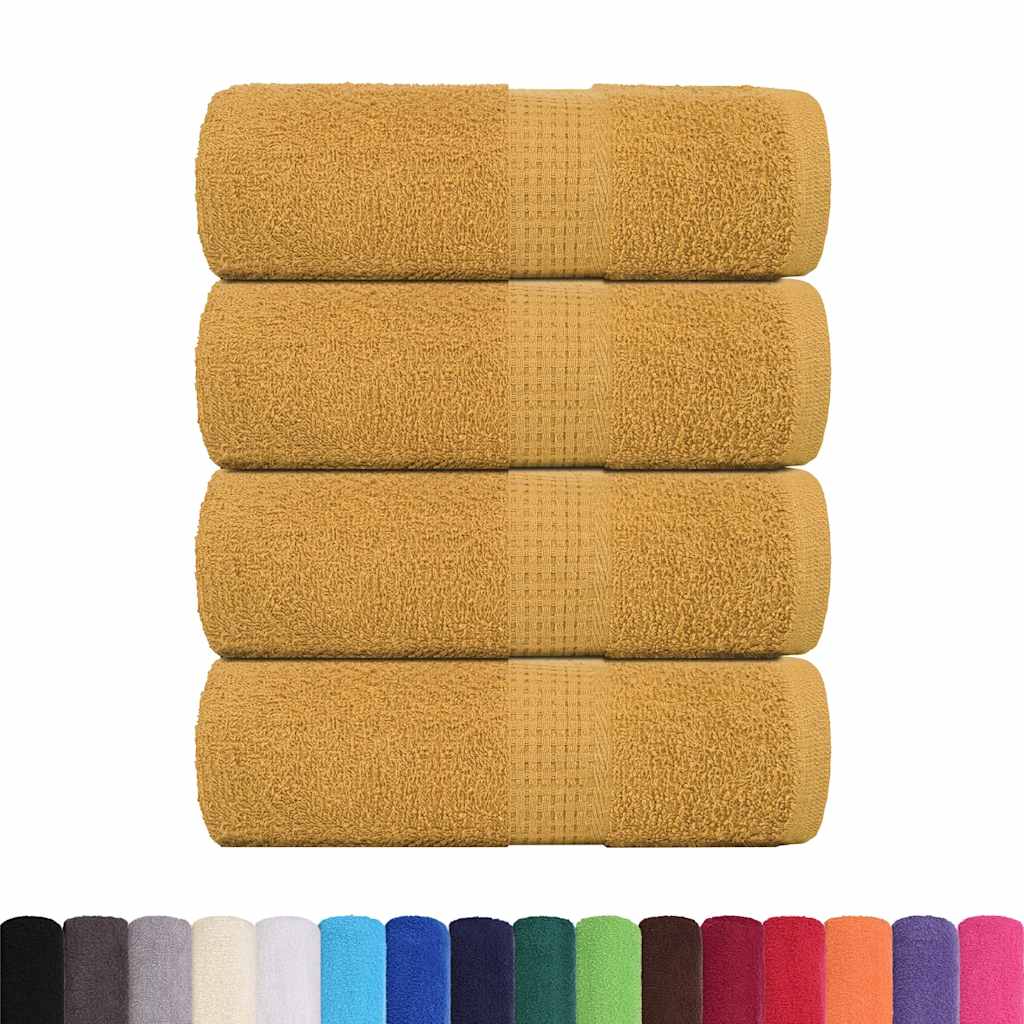 4 db frogn vendégtörölköző arany 30 x 50 cm 360 g/m²