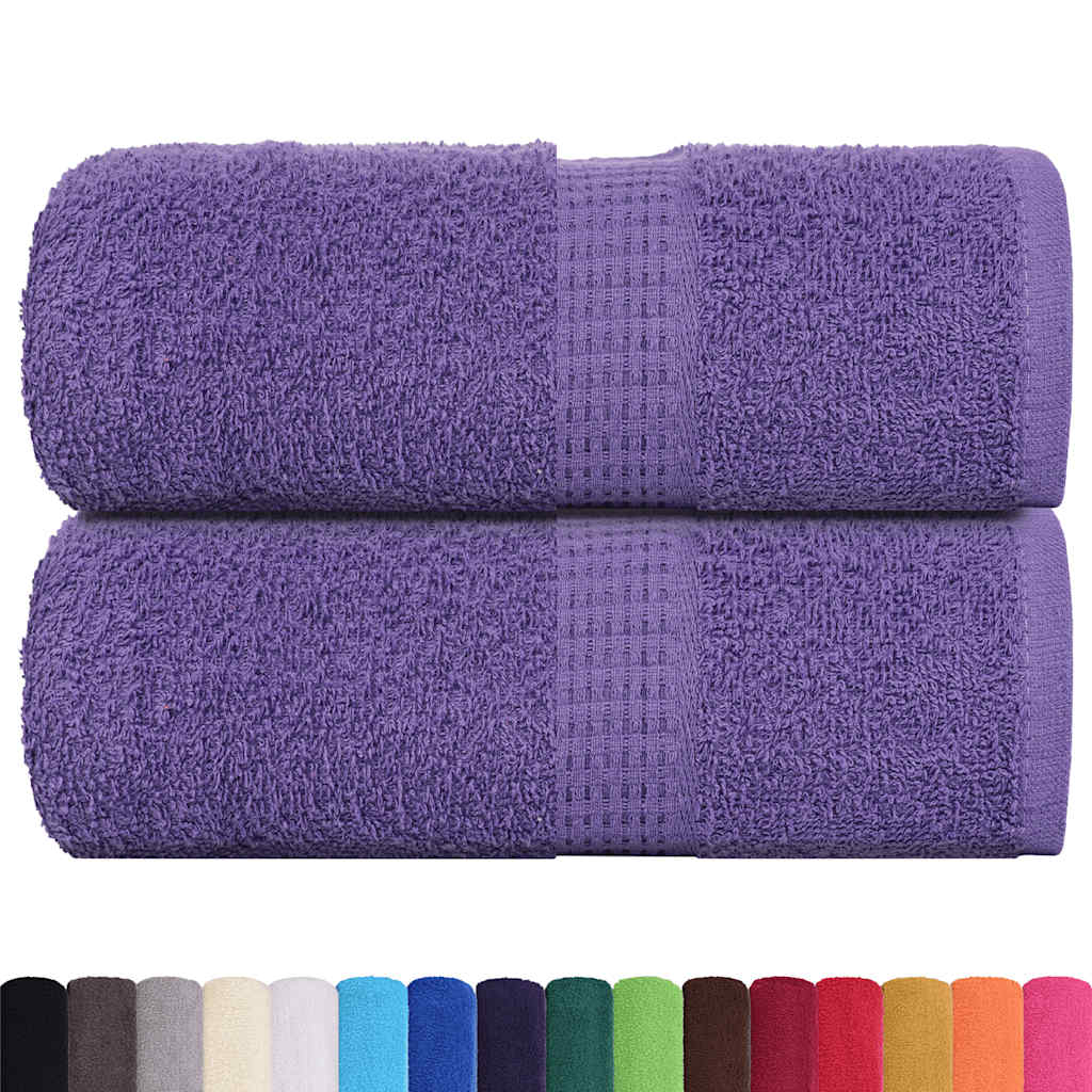 2 db lila vendégtörölköző frogn 30 x 50 cm 360 g/m²