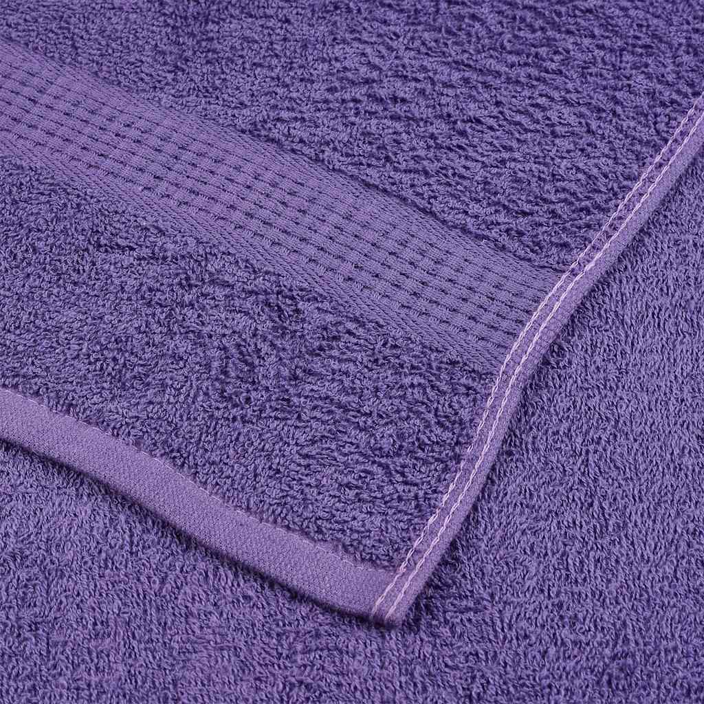 2 db frogn mintás kéztörlő lila 50 x 100 cm 360 g/m²