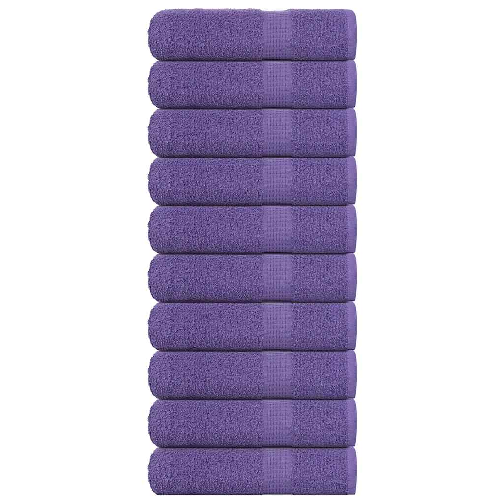 10 db lila frogn zuhanytörölköző 70 x 140 cm 360 g/m²