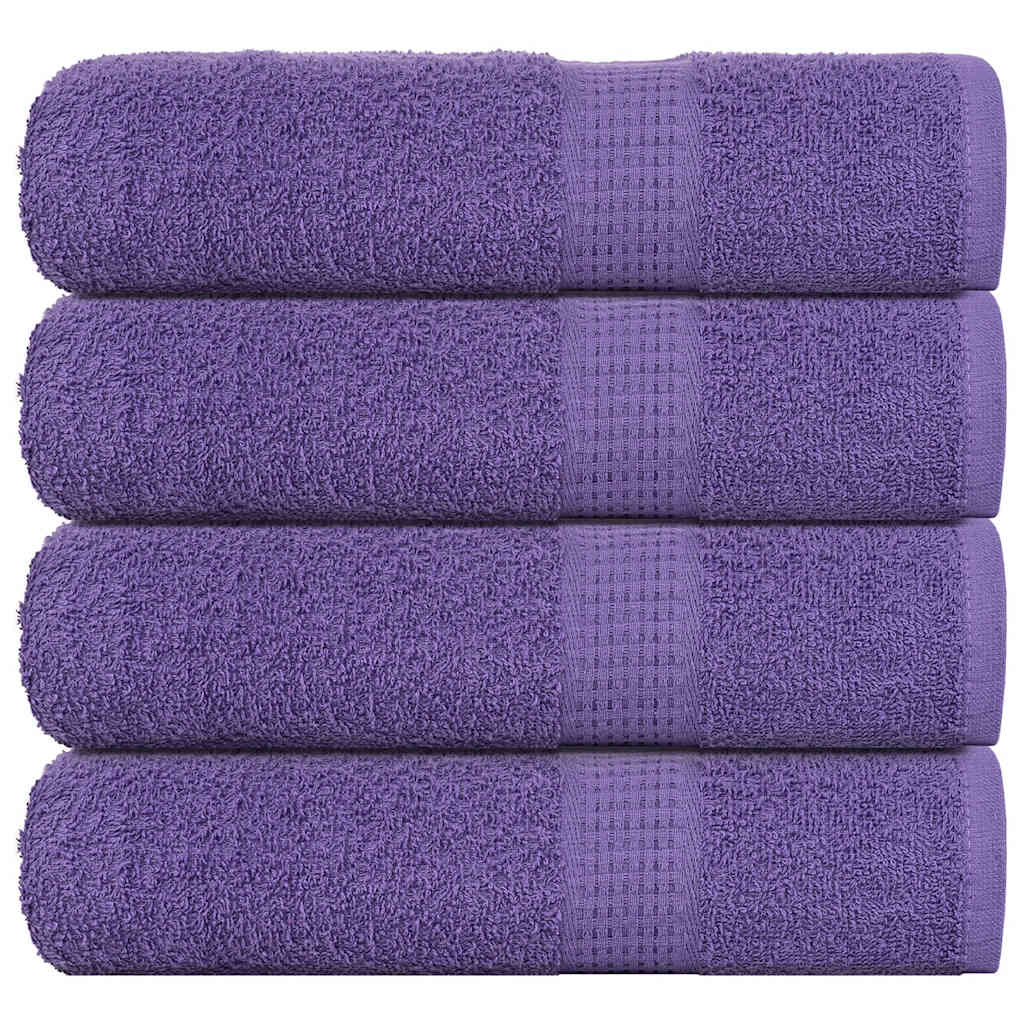 4 db lila frogn fürdőlepedő 100 x 150 cm 360 g/m²
