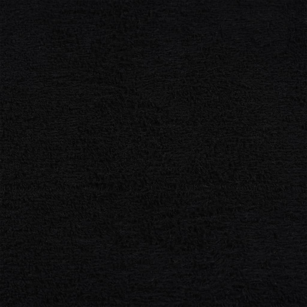 4 db frogn mosdótörölköző fekete 30 x 30 cm 360 g/m²