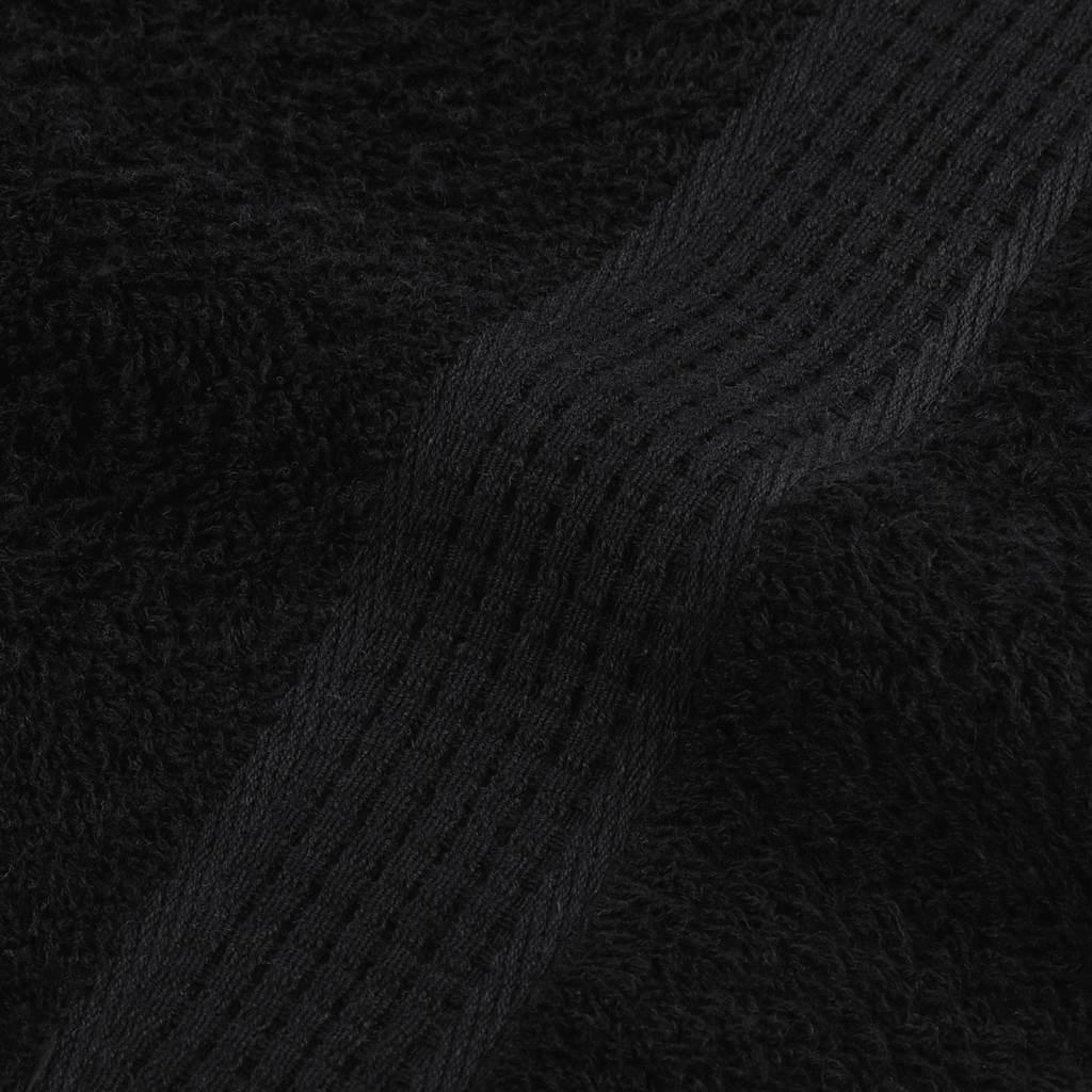 4 db frogn mosdótörölköző fekete 30 x 30 cm 360 g/m²