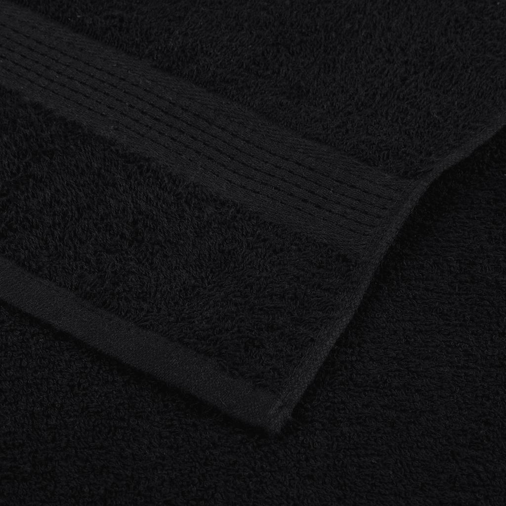 4 db frogn zuhanytörölköző fekete 70 x 140 cm 360 g/m²