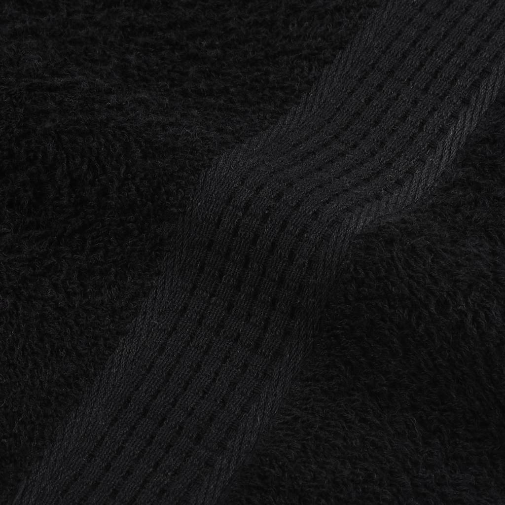 4 db frogn zuhanytörölköző fekete 70 x 140 cm 360 g/m²