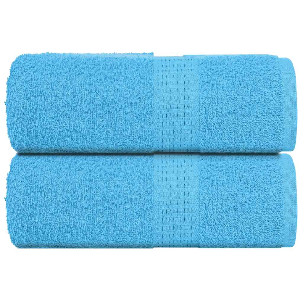 2 db türkizkék frogn mosdótörölköző 30 x 30 cm 360 g/m²