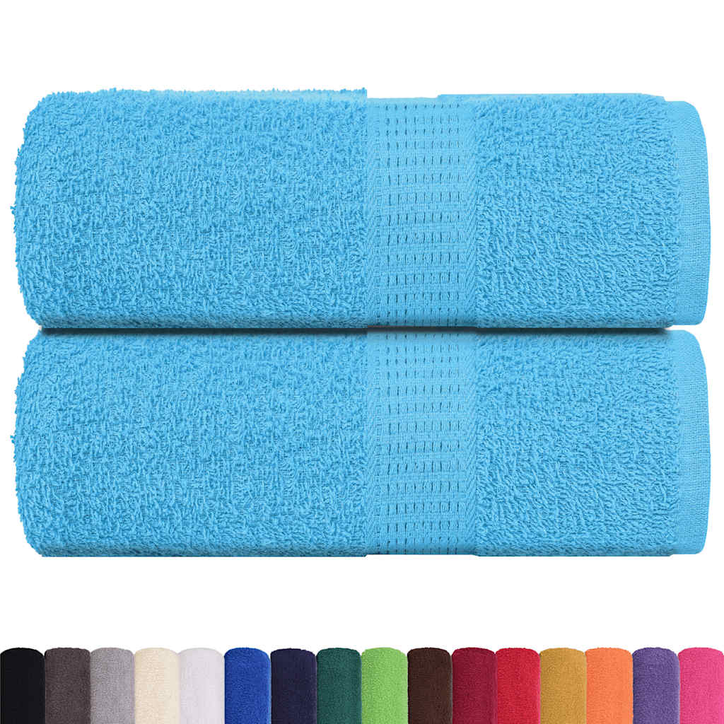 2 db türkizkék frogn mosdótörölköző 30 x 30 cm 360 g/m²
