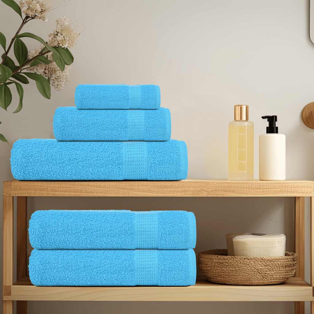 2 db türkizkék frogn mosdótörölköző 30 x 30 cm 360 g/m²