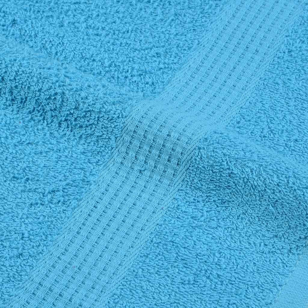 2 db türkizkék frogn mosdótörölköző 30 x 30 cm 360 g/m²