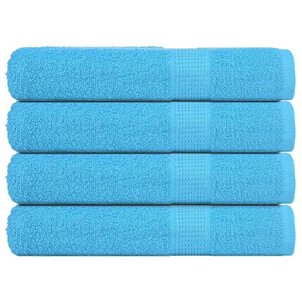 4 db türkizkék frogn törölköző 100 x 200 cm 360 g/m²