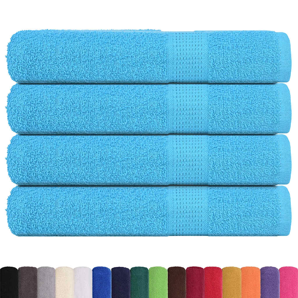 4 db türkizkék frogn törölköző 100 x 200 cm 360 g/m²