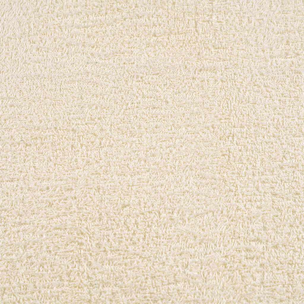 4 db krémszínű frogn fürdőlepedő 100 x 150 cm 360 g/m²