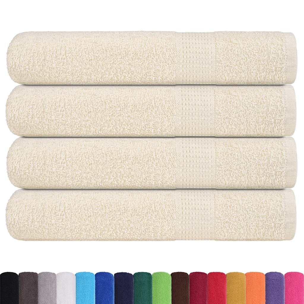 4 db krémszínű szaunatörölköző frogn 80 x 200 cm 360 g/m²