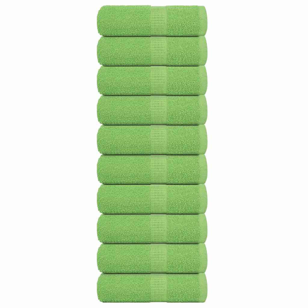 10 db frogn mosdótörlő almazöld 30 x 30 cm 360 g/m²