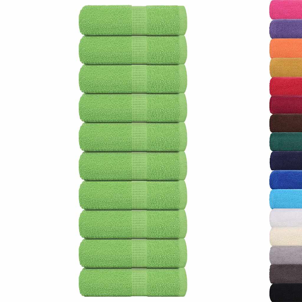 10 db frogn mosdótörlő almazöld 30 x 30 cm 360 g/m²