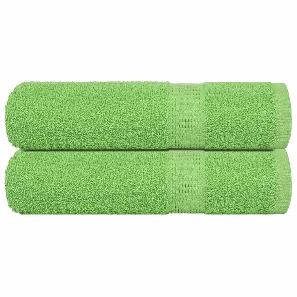 2 db frogn színű zuhanytörölköző 70 x 140 cm 360 g/m² almazöld