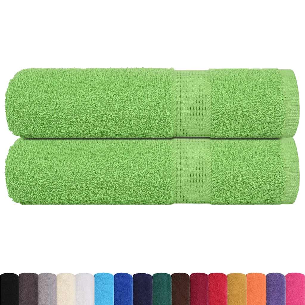 2 db frogn színű zuhanytörölköző 70 x 140 cm 360 g/m² almazöld