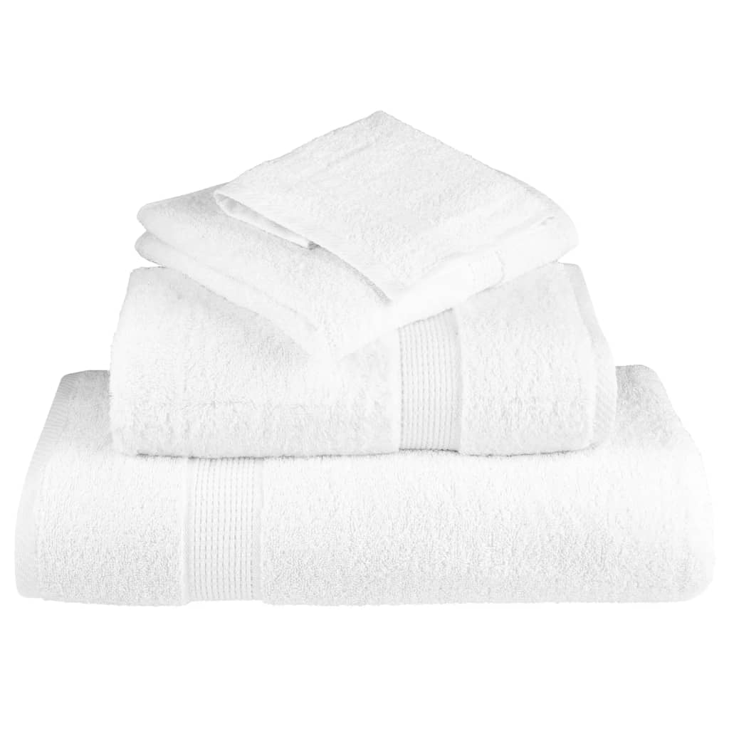 4 db prémium fürdőlepedő solund fehér 70 x 140 cm 600 g/m²