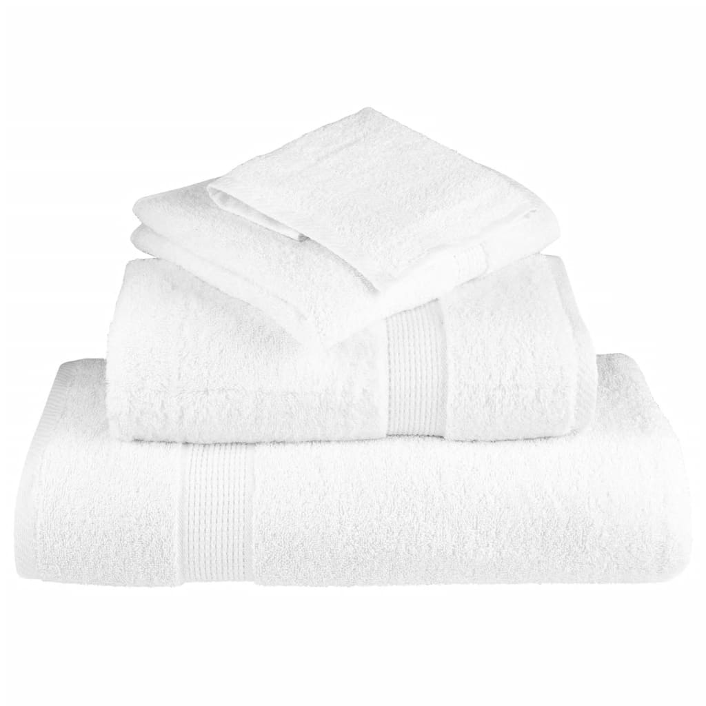 4 db prémium fürdőlepedő solund fehér 100 x 150 cm 600 g/m²