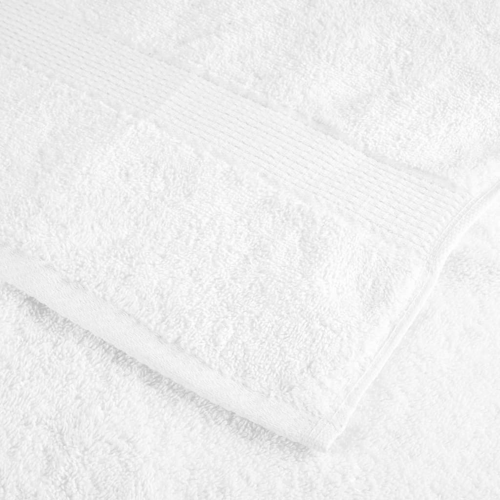 10 db prémium solund törölköző fehér 100 x 200 cm 600 g/m²