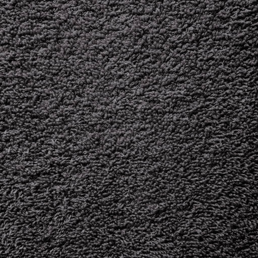 4 db prémium fürdőlepedő solund antracitszürke 70 x 140 cm 600 g/m²