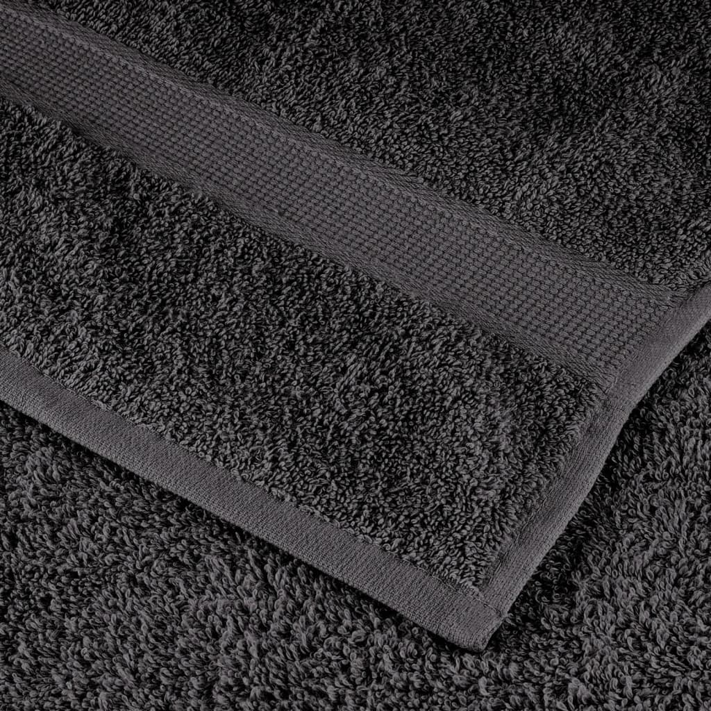 4 db prémium fürdőlepedő solund antracitszürke 100 x 150 cm 600 g/m²