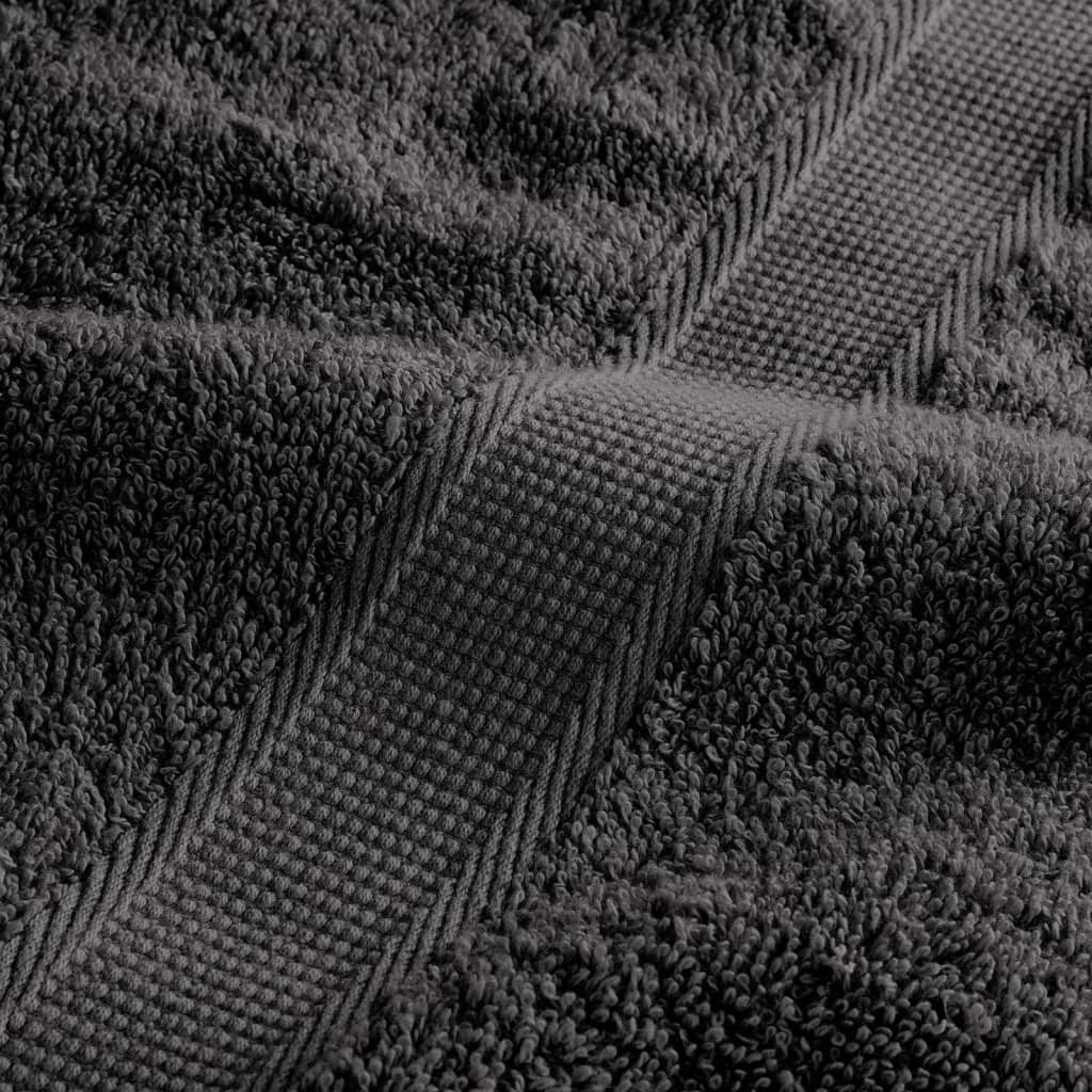 4 db prémium fürdőlepedő solund antracitszürke 100 x 150 cm 600 g/m²