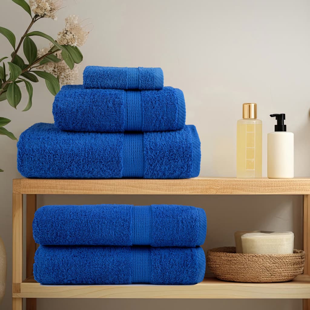 10 db prémium vendégtörölköző solund kék 30 x 50 cm 600 g/m²