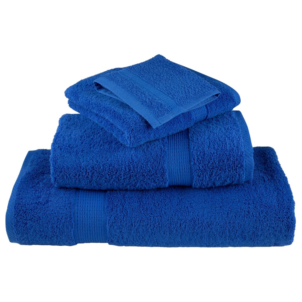 10 db prémium vendégtörölköző solund kék 30 x 50 cm 600 g/m²