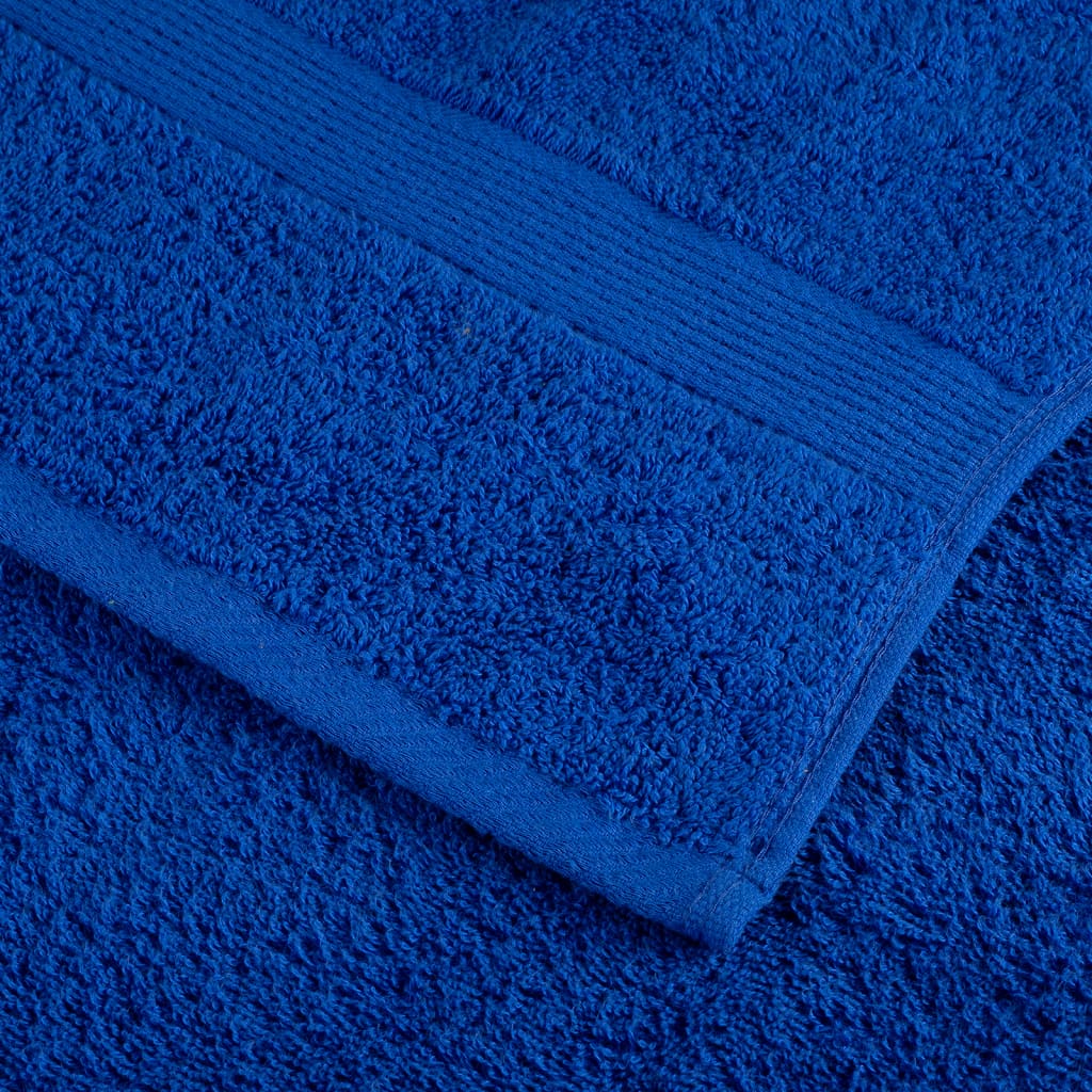 4 db prémium fürdőlepedő solund kék színben 70 x 140 cm 600 g/m²