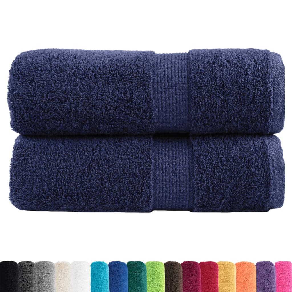 2 db prémium vendégtörölköző solund sötétkék 30 x 50 cm 600 g/m²