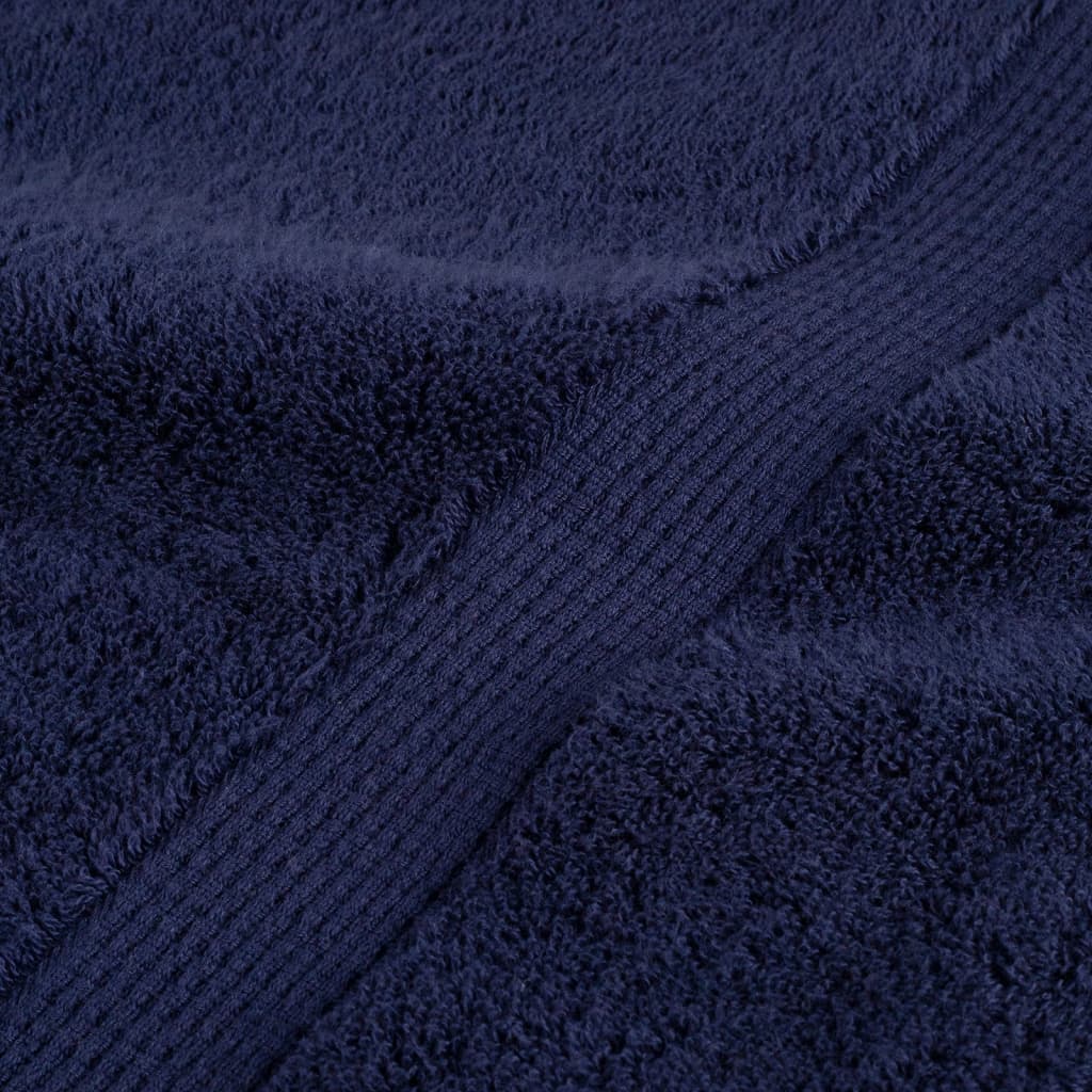 2 db prémium vendégtörölköző solund sötétkék 30 x 50 cm 600 g/m²
