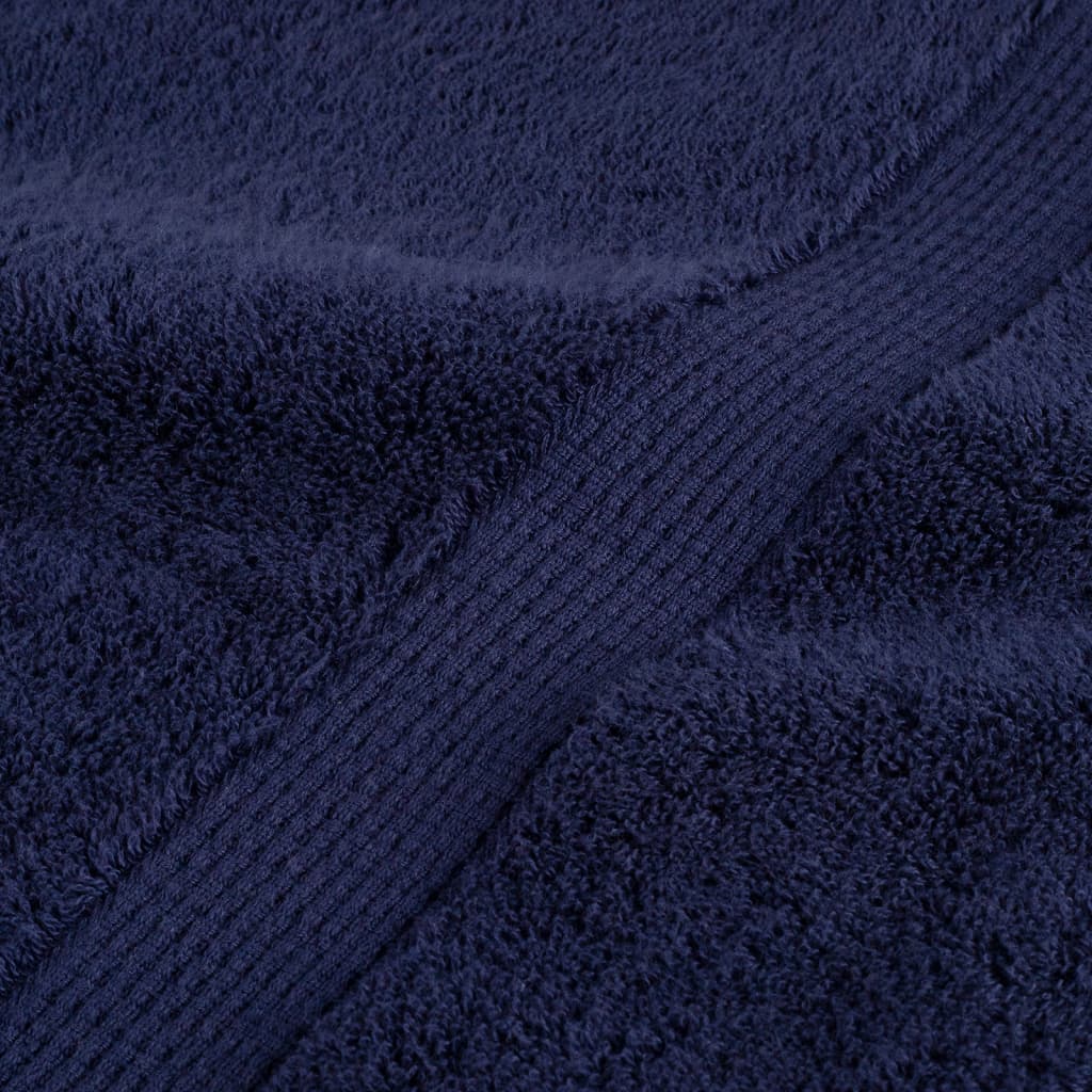 10 db prémium vendégtörölköző solund sötétkék 30 x 50 cm 600 g/m²