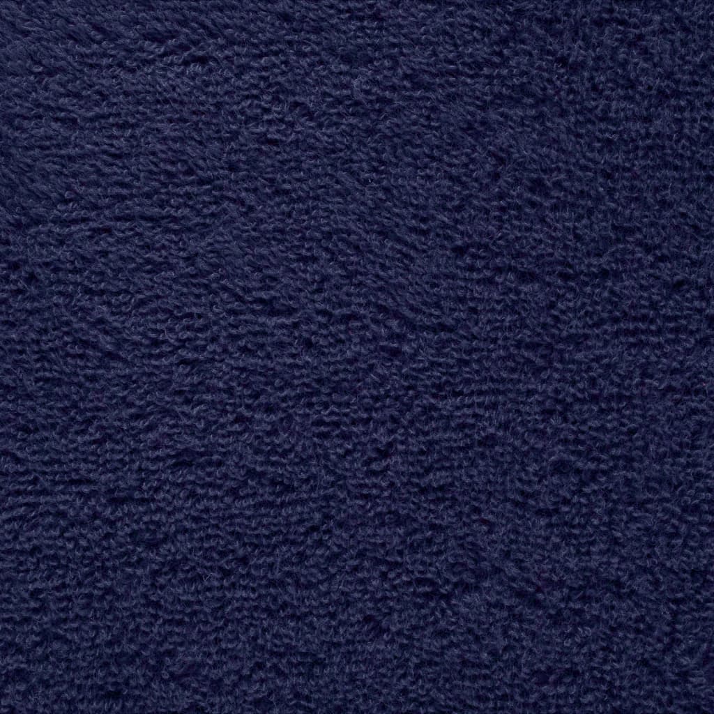 4 db prémium solund kéztörlő sötétkék 50 x 100 cm 600 g/m²