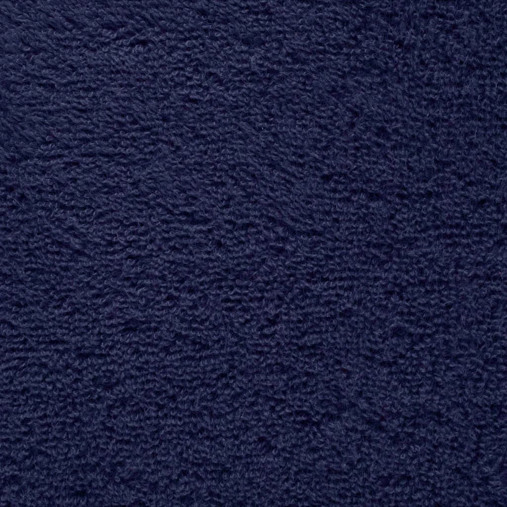 Prémium szaunatörölközők solund 10 db sötétkék 80 x 200 cm 600 g/m²