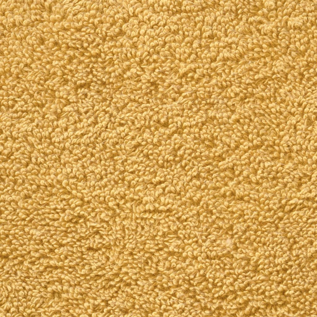 2 db prémium solund törölköző arany 100 x 200 cm 600 g/m²