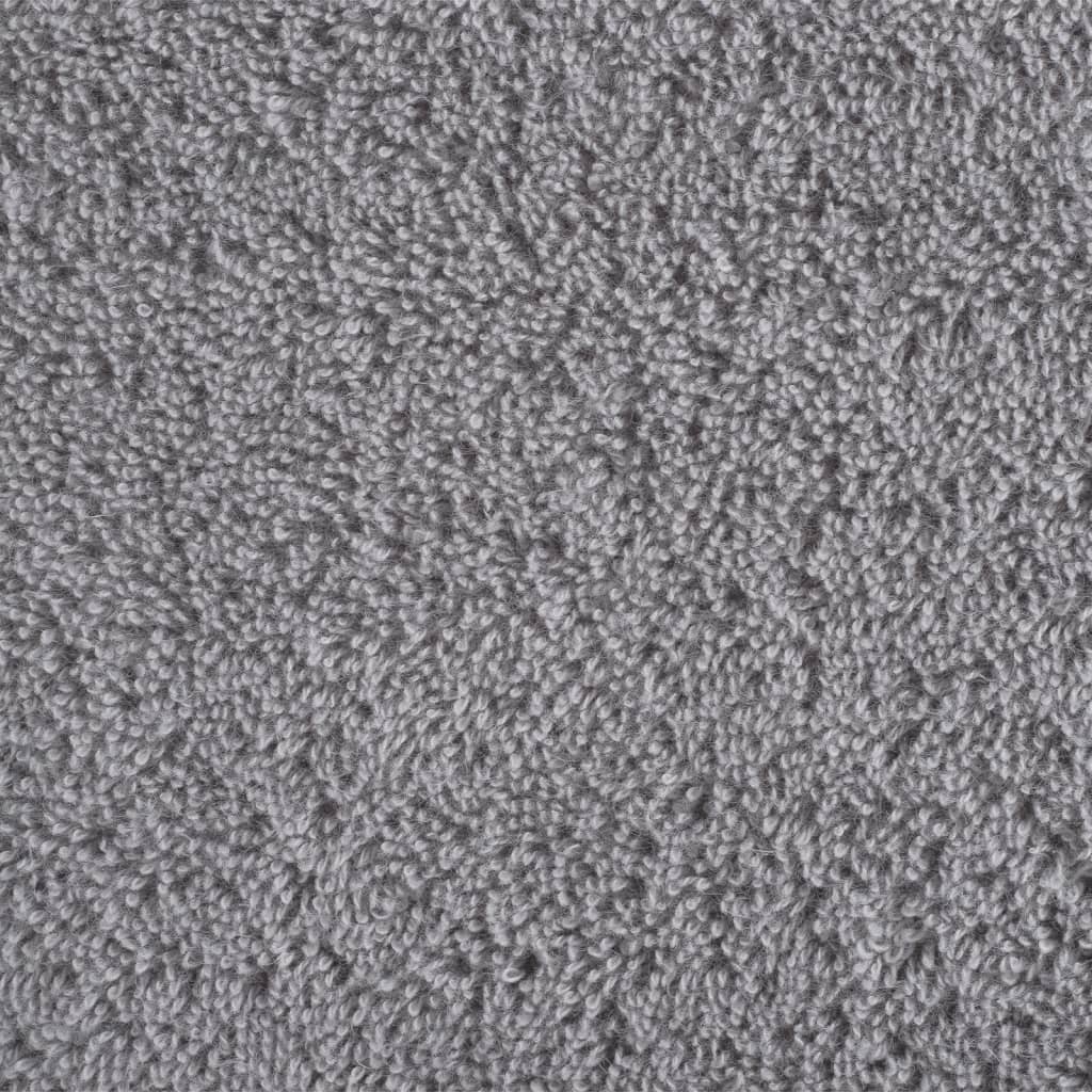 2 db prémium solund kéztörlő szürke 50 x 100 cm 600 g/m²
