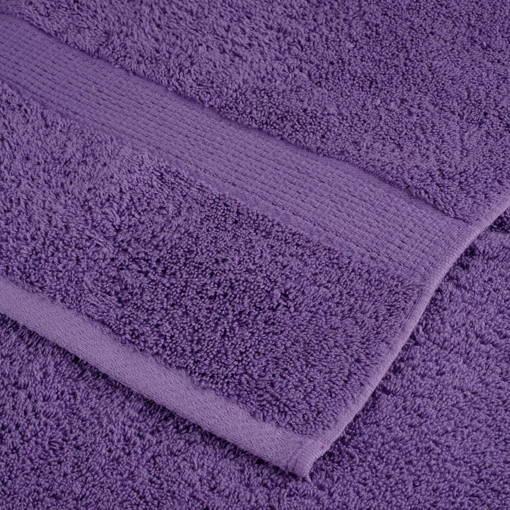4 db prémium fürdőlepedő solund lila 100 x 150 cm 600 g/m²