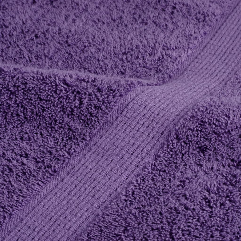 4 db prémium fürdőlepedő solund lila 100 x 150 cm 600 g/m²