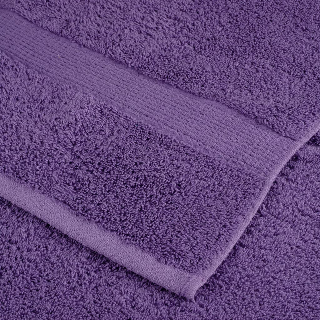 10 db prémium fürdőlepedő solund lila 100 x 150 cm 600 g/m²